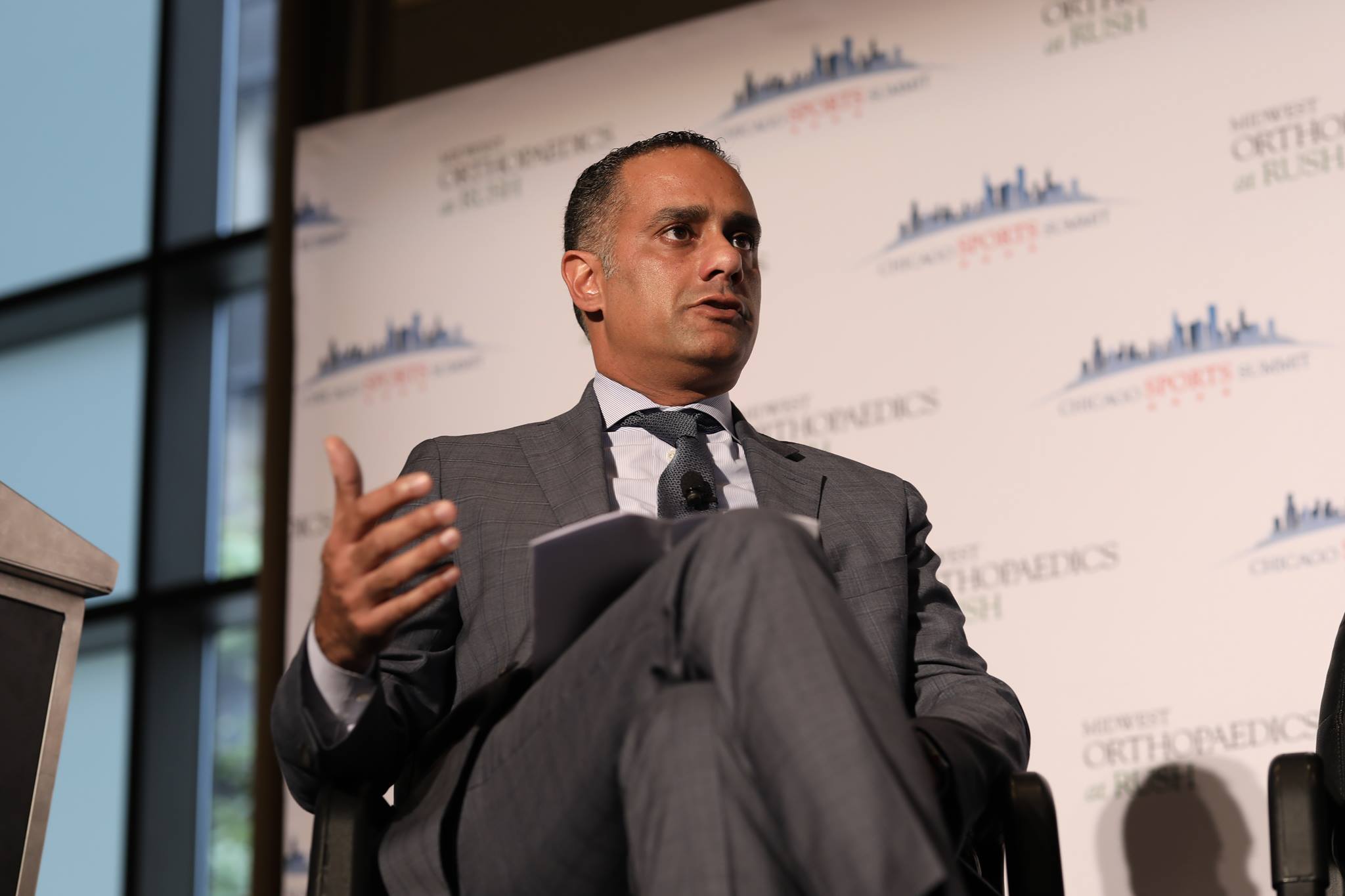 dr nik verma pictured at 2019 chicago sports summit