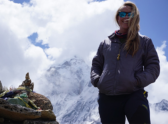 patient megan b climbing mountain