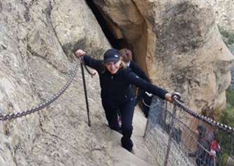 Patient Teresa Hillstorm Hiking