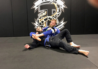 Patrick Sumara performing Jiu-Jitsu movement