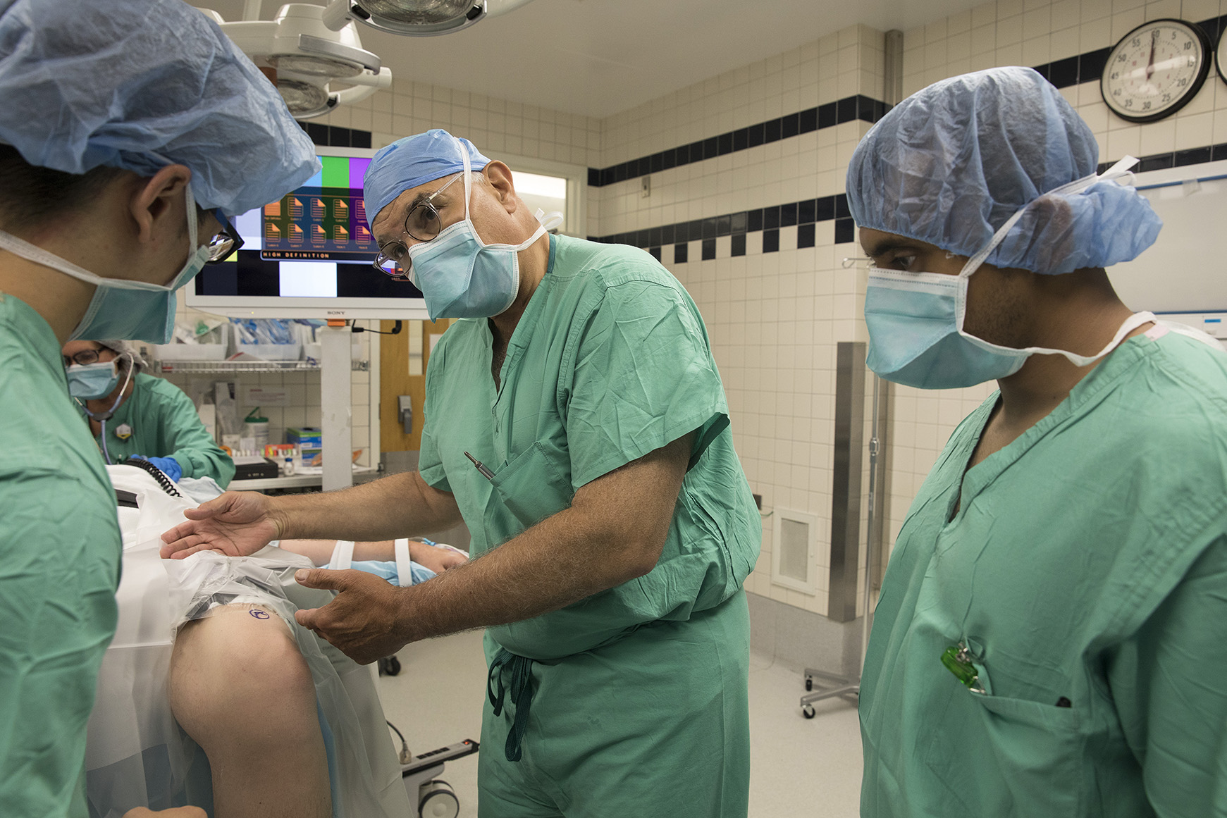 dr. bernard bach in operation room